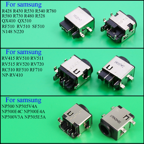 Разъем зарядного устройства для ноутбука, разъем питания постоянного тока для SAMSUNG RV411 RV515 RV420 RC512 RV511 RV510 RV509 RV515 R530 R540 QX510 R428 ► Фото 1/4