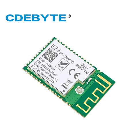 Модуль антенны Ebyte nRF52832, 2,4 ГГц BLE 4,2 5,0 IO порт 4dBm SMD PCB IPEX, сертифицированный CE FCC RoHs ► Фото 1/5