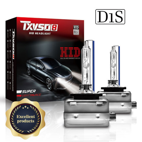 TXVSO8 супер яркие фары D1S D2S D3S D4S Xenon HID Автомобильная Лампа 35 Вт/55 Вт 9000LM Автомобильные фары 4300k 6000K 8000K Комплект ► Фото 1/6