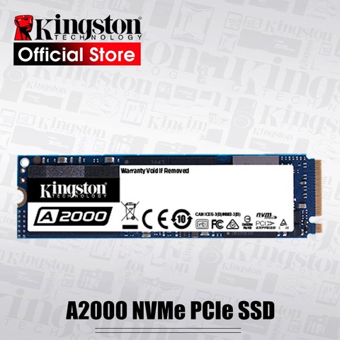 Kingston M2 SSD M.2 PCIE SSD 250 ГБ NVME 2280 500 Гб 1 ТБ внутренний диск 250 ГБ A2000 твердотельный накопитель для ноутбука, нетбука ► Фото 1/6