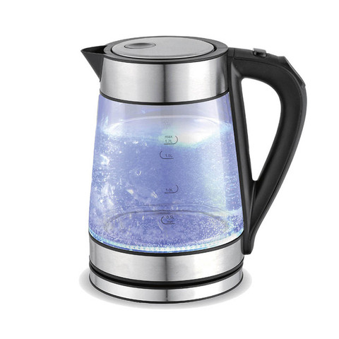 Умный Wi-Fi чайник HIPER Smart Kettle 1.7L Glass GX1 стекло/2.2кВт умный дом управление работает с яндекс станцией ► Фото 1/3