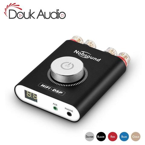 Цифровой усилитель мощности Douk audio, Hi-Fi, DSP, стерео наушники, Amp, Mini, Bluetooth 5,0, TPA3116, 200 Вт, без адаптера ► Фото 1/6