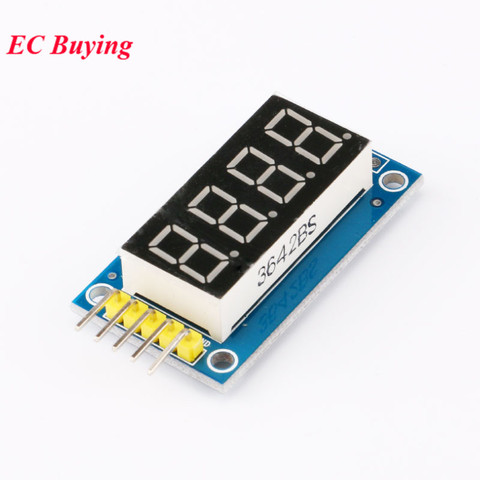 Модуль светодиодного дисплея, 0,36 дюйма, 4 бита, 4 бита, для Arduino, 7-сегментный общий анод, четыре последовательных платы драйвера 0,36 ► Фото 1/6
