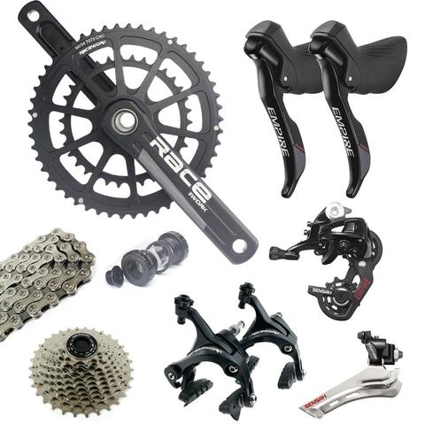 SENSAH EMPIRE 2x11 Speed 22s Road Bike Groupset RACEWORK велосипедная рукоятка кассета с цепью переключения передач переключатель тормоза UT 105 R7000 ► Фото 1/6