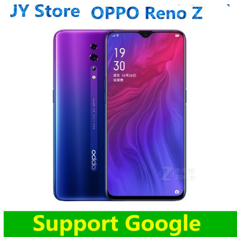 Новинка оригинальный смартфон OPPO Reno Z 6,4 дюйма AMOLED с Каплевидным экраном Поддержка NFC 2340x1080 4035 мАч Восьмиядерный сканер отпечатков пальцев + распознавание лица ► Фото 1/1