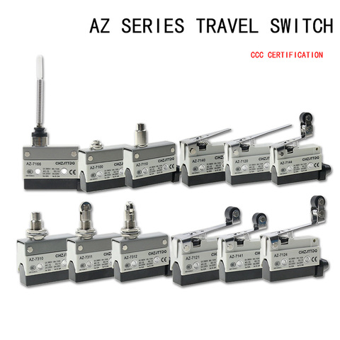 Микропереключатель CHZJTTDQ AZ -7141.AZ- 7110.AZ- 7121.AZ- 7311.AZ- 7100.AZ- 7166.AZ- 7124, компактный переключатель горизонтального хода, концевой переключатель, сброс ► Фото 1/6