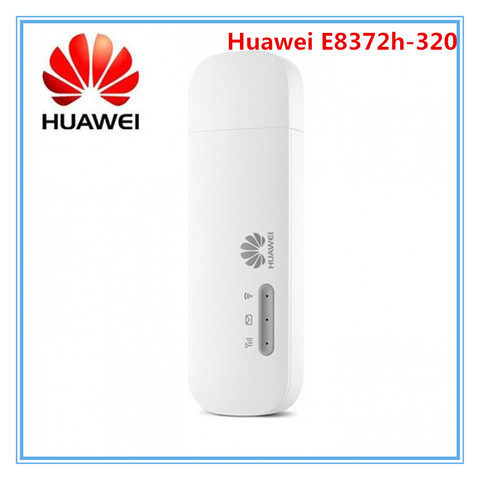Новое поступление 2022, разблокированный телефон Huawei E8372h-320 4G USB WiFi Dongle E8372, модем с логотипом Huawei ► Фото 1/6