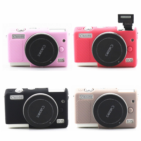 Силиконовая кожа брони чехол для камеры чехол для Canon EOS M200 цифровая камера s только ► Фото 1/6