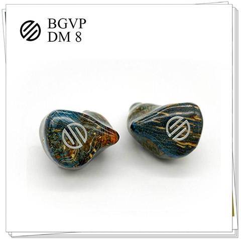 Наушники-вкладыши BGVP DM8 Knowles Sonion Balanced 8BA Hybrid In-ear HIFI Monitor с шумоподавлением и поддержкой музыки ► Фото 1/6