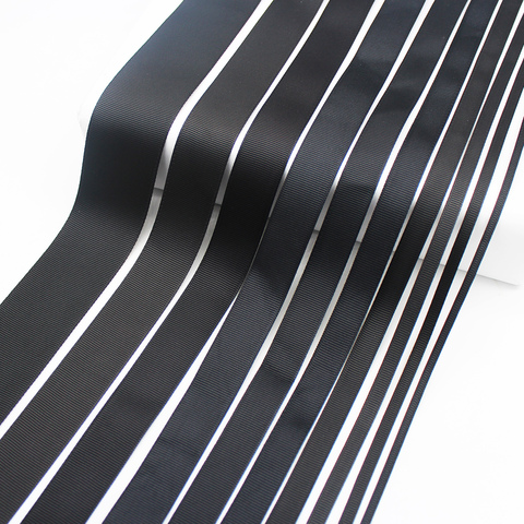 5 м/лот черная корсажная лента, высококачественная ткань из 100% полиэстера, лента для рукоделия ► Фото 1/6