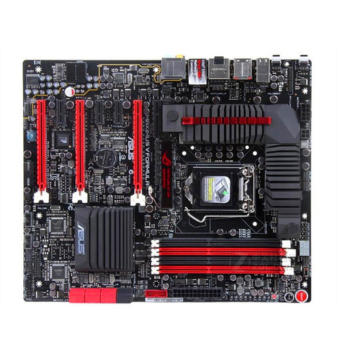 Материнская плата LGA 1155 DDR3 для ASUS Maximus V Formula компьютерная материнская плата для Intel Z77 P8Z77 материнская плата SATA II PCI-E X16 б/у ► Фото 1/1