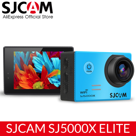 Экшн-камера SJCAM SJ5000X Elite, Wi-Fi, 4K, 24fps, 2K, 30fps, гироскоп, стабилизатор NTK96660, водонепроницаемая Спортивная видеокамера для дайвинга на 30 м ► Фото 1/6