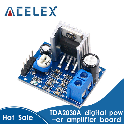 TDA2030 модуль питания TDA2030 аудио усилитель плата модуль TDA2030A 6-12 в одиночный ► Фото 1/6