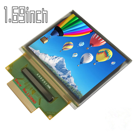 Полноцветный дисплей SPI OLED, 1,69 дюйма, 1,69 дюйма, pin, c525, IC, 160(RGB)* 128, дисплей 160*128 с последовательным портом ► Фото 1/3