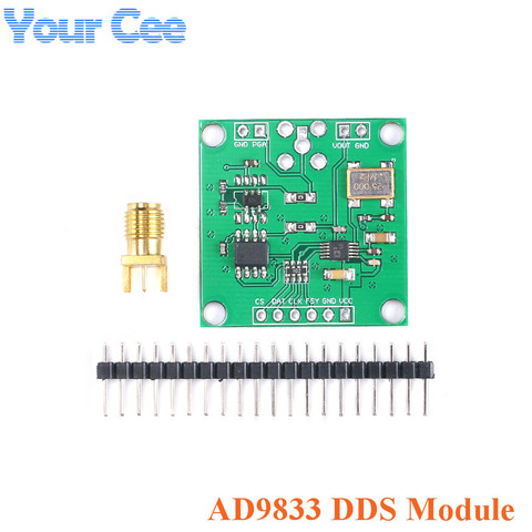 AD9833 DDS модуль генератора сигналов DC 0-12,5 МГц SPI квадратная треугольная Синусоидальная волна выход цифровой программируемый частота и фаза ► Фото 1/5