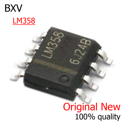 Набор микросхем LM358DR SOP LM358D SOP8 LM358 SOP-8 SMD, новая и оригинальная микросхема bxv, 10 шт. ► Фото 1/2