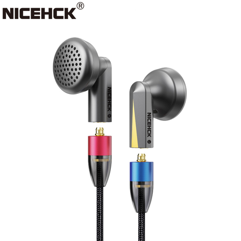 NiceHCK EBX21 ЧПУ флагманский вкладыши металлические наушники HIFI 14,2 мм Япония LCP Diaphgram Динамический драйвер гарнитура DJ вокальный отсоединения MMCX IEM ► Фото 1/6