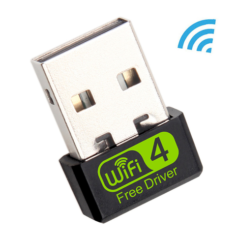 Мини USB WiFi адаптер MT7601, 150 Мбит/с, Wi-Fi адаптер для ПК, USB Ethernet WiFi устройство 2,4G сетевая карта, антенна, Wi-Fi ресивер ► Фото 1/6