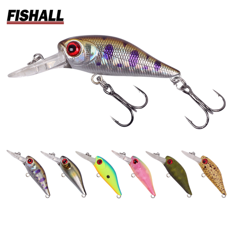 Truite Shad 35S маленькая жесткая приманка 35 мм 1,8 г крошечный оседающая на дно приманка Воблер для басов ► Фото 1/6