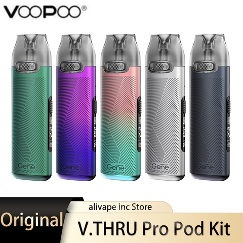 Оригинальный VOOPOO V. Через Pro Pod Комплект 25 Вт 900 мА/ч, Pod Системы электронной сигареты с v-образным вырезом. Через Pro стручки ген чип электронная сигарета испаритель ► Фото 1/6