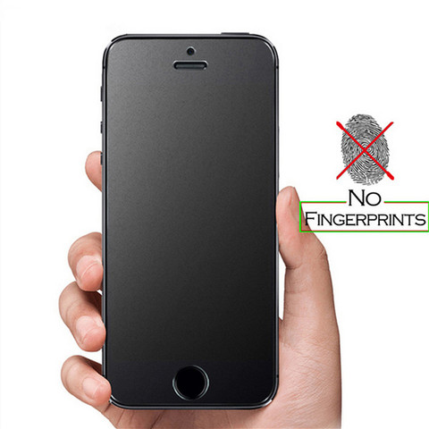 Матовое закаленное стекло 9H для защиты экрана Iphone 12 X XR XS 11 Pro Max 8 7 Plus 6S 5, защитная пленка с защитой от отпечатков пальцев ► Фото 1/6
