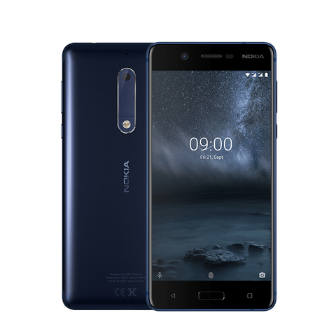 Смартфон Nokia 5 LTE 4G, телефон с экраном 5,2 дюйма, ОЗУ 2 Гб, ПЗУ 16 ГБ, Восьмиядерный процессор Snapdragon 430, аккумулятор 3000 мАч, Android ► Фото 1/6