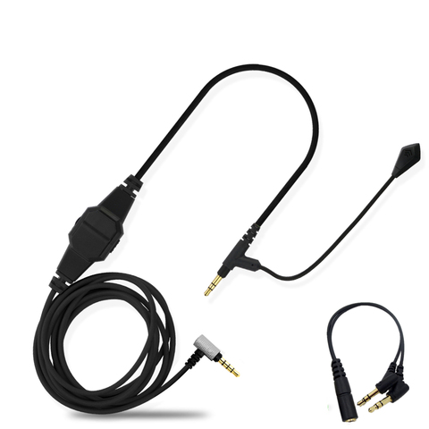 3,5 мм Бум микрофон объемный кабель для V-MODA Crossfade M-100 LP LP2 M-80 V-80 для игровых наушников для Skype PS4 Xbox One телефонов ► Фото 1/6