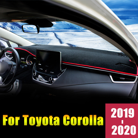 Чехол для приборной панели автомобиля Toyota Corolla 2022 E210, коврик для защиты от светильник, Солнцезащитный ковер, чехол с защитой от УФ-лучей, а... ► Фото 1/6