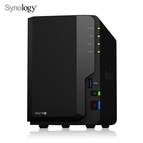 Synology 2 bay NAS DiskStation DS218 + (бездисковый) ► Фото 1/5