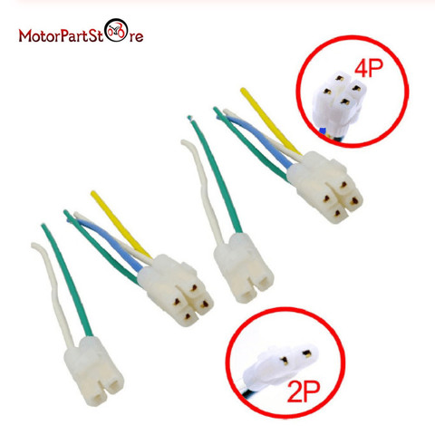 Электрокабель с зажиганием для мотоцикла, 4 + 2 Pin, 4-тактный, CDI, электрический кабель с проводным креплением, штепсельная головка для 50CC 150CC GY6, ... ► Фото 1/6