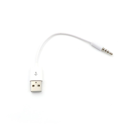 3,5 мм разъем AUX к USB 2,0 зарядное устройство для синхронизации данных аудио адаптер кабель для Apple IPod Shuffle 3-го 4-го 5-го 6-го поколения MP3 MP4 шнур плеера ► Фото 1/6