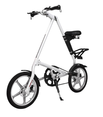 Складной Смарт-велосипед, складной велосипед, размер 16 дюймов, полноразмерный дорожный мини-велосипед с алюминиевой рамой, новый креативны... ► Фото 1/6