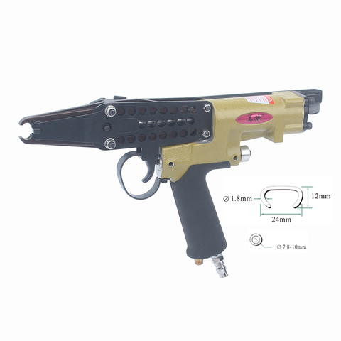 Качественный пневматический гвоздильный инструмент Meite SC77XE с-образным кольцом, воздушный гвоздильный пистолет c-типа, плоскогубцы, воздушный инструмент ► Фото 1/6