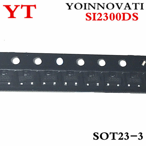 100 шт./лот SI2300 SI2300DS 2300 SOT-23 3.6A 30V IC лучшее качество ► Фото 1/3