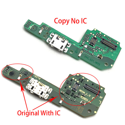 Оригинальный модуль микрофона + плата USB для зарядки, гибкий кабель, соединительные детали для Xiaomi Redmi 4 Pro 4A 4X 5A 6 6A 7A ► Фото 1/6