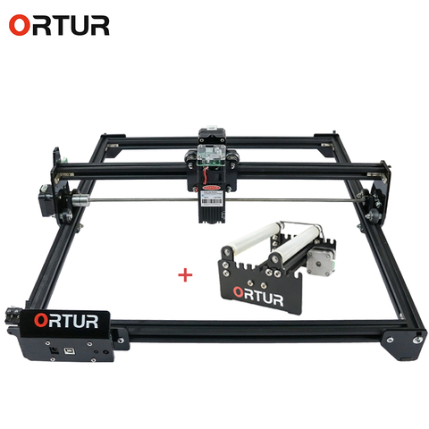 Поворотный гравировальный модуль Ortur лазерный гравер Y Axis DIY Upgrde Kit для колонной цилиндрической гравировки с 7/15 Вт Ortur Laser Master 2 ► Фото 1/6