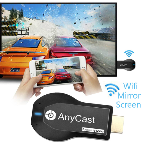 M2 Plus ТВ-приставка Wifi Дисплей приемник Anycast DLNA Miracast Airplay зеркальный экран HDMI адаптер Android IOS Mira экран ключ ► Фото 1/6