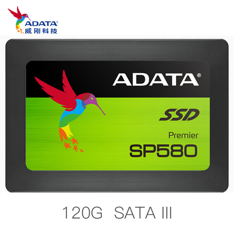 ADATA SSD Тетрадь 2,5 дюймов 120G 240G 480G 960G SSD SATA 3 SP580 Внутренний твердотельный накопитель Тетрадь ПК Deskto ► Фото 1/6