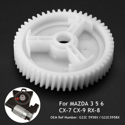 Mayitr 1 шт. спереди и сзади Мощность регулятор окна мотор Шестерни Замена G22C5958X для MAZDA 3, 5, 6, CX-7 CX-9 RX-8 ► Фото 1/6
