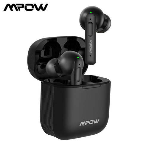 Mpow X3 ANC настоящие Беспроводные наушники с активным шумоподавлением Bluetooth 5,0 в ухо мини-наушники с сенсорным управлением 30-часовое воспроизве... ► Фото 1/6