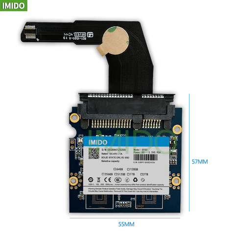 Модернизация жесткого диска SSD HDD верхний нижний кабель с инструментами для Mac Mini A1347 (2012) / MD387 / MD388 2-й ремонт 821-1347-A ► Фото 1/6