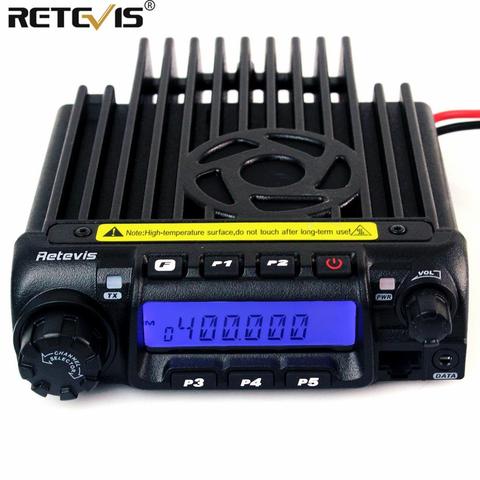 Retevis RT-9000D мобильный автомобильный радиоприемопередатчик VHF 66-88MHz (или UHF) 60W 200CH Scrambler Walkie Talkie + Speaker MIC + Program Cable ► Фото 1/6