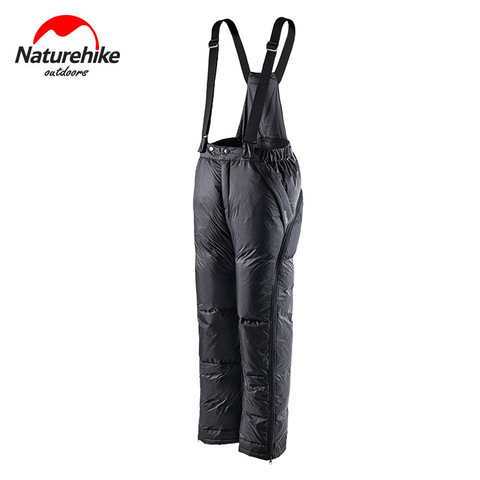 Naturehike Outdoor Winter Suspender Down Pants 90% White Goose Down 700+ Bulkiness Winter Thick Windproof And Cold Warm Pants ► Фото 1/6