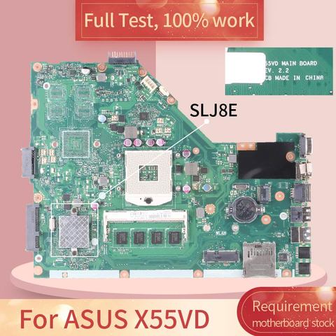 REV.2.2 для ASUS X55VD SLJ8E Материнская плата ноутбука Полная проверка 100% работа ► Фото 1/4