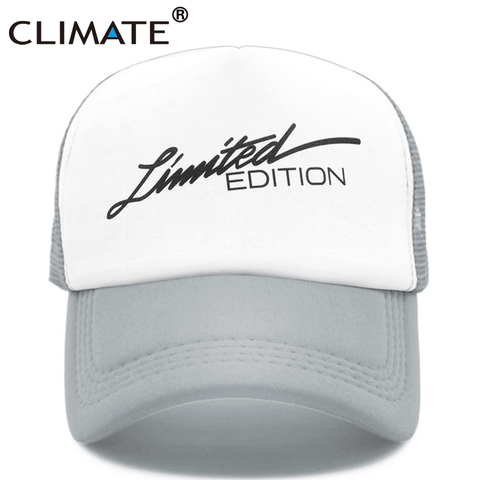 Кепка для водителя CLIMATE Limited Edition, забавная сетчатая мужская шапка в стиле s, хип-хоп, летняя сетчатая шапка для фанатов гоночного автомобиля ► Фото 1/6