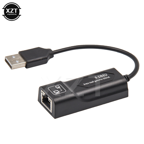 USB Ethernet адаптер Сетевая карта USB Lan Мини Сетевой адаптер USB к RJ45 10/100 Мбит/с Lan USB RJ45 карта для Mac ПК ноутбука ► Фото 1/6