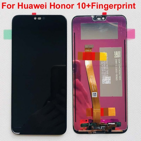 Оригинальный ЖК-дисплей для HUAWEI Honor 10 с идентификацией по отпечатку пальца, 5,84 дюйма, ЖК-дисплей, сенсорный экран, дигитайзер для Huawei Honor 10, планшетов ► Фото 1/6