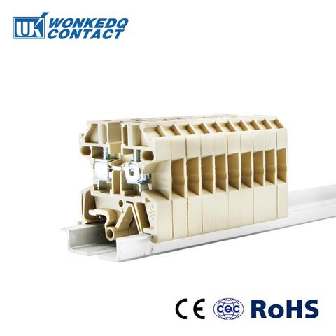 Din Rail Terminal Blocks  SAK-2.5EN   Weidmuller  Connectors Screw Connection Conductors SAK2.5EN 10pcs ► Фото 1/6