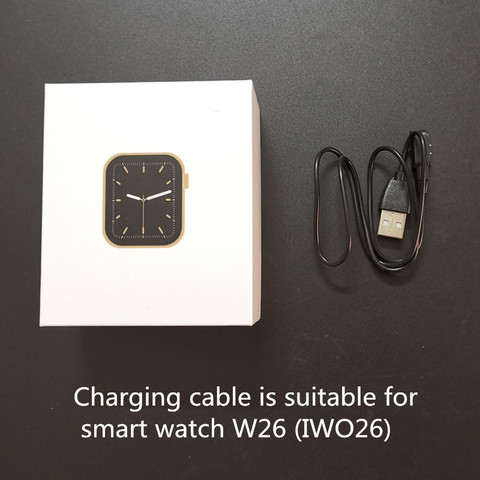 Оригинальный зарядный кабель подходит для умных часов W26 IWO 26 и умных часов DT28 ► Фото 1/6