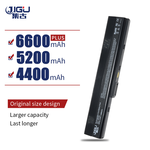 JIGU Аккумулятор для ноутбука Asus K52 K52J K52JB K52JC K52JE K52JK K52JR K52N K52D K52DE K52DR K52F K62 K62F K62J K62JR ► Фото 1/6